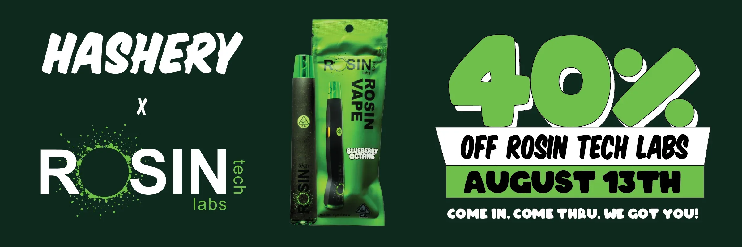 Rosin Tech Labs - 40% Off (Aug 13)